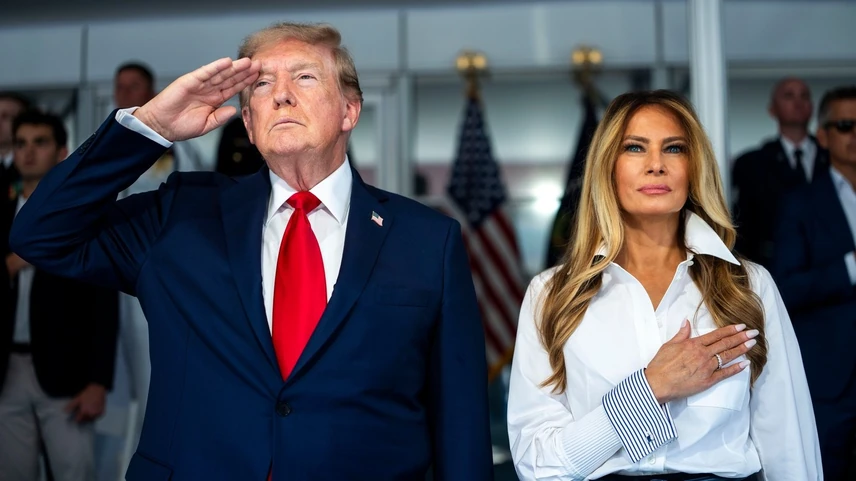 Donald Trump és Melania augusztusban Washingtonban. Egyre ritkábban látni az amerikai elnököt a feleségével 