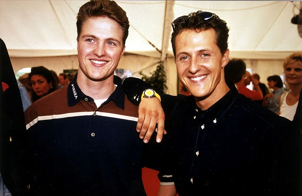A Schumacher testvérek, Ralf és Michael éppen 30 éve,1996-ban 