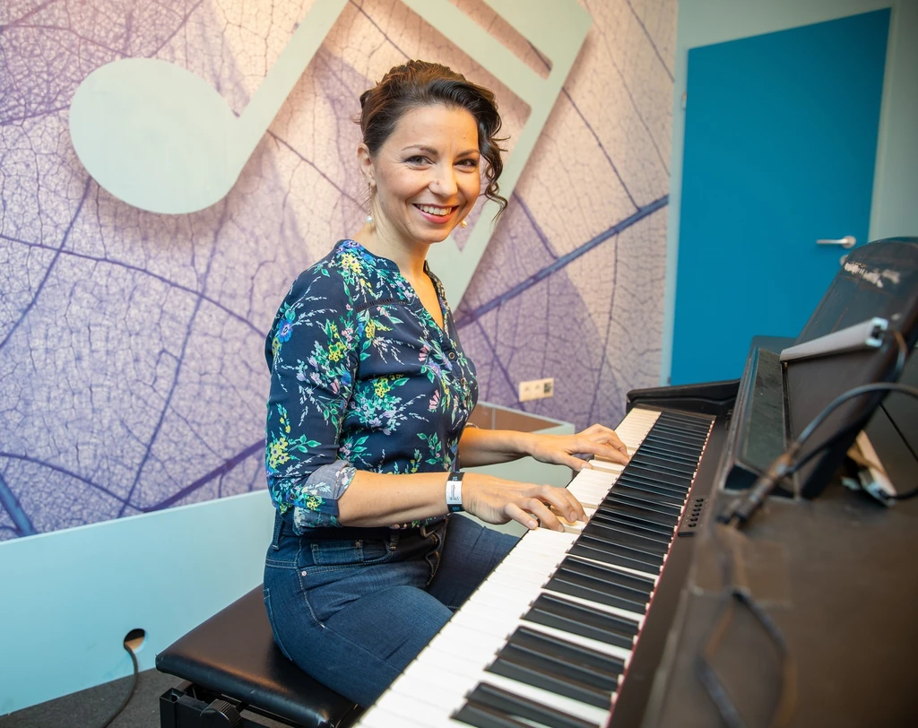 Lajtai Kati a Sztárban sztár próbatermében