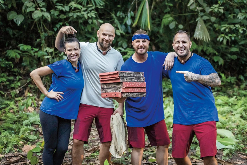 Janicsák Vecával, Kocsis Tibivel és Curtisszel a dzsungelben (Fotó: RTL Sajtóklub/fotocentral.hu)