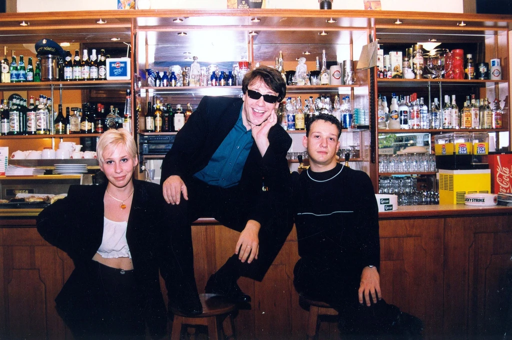 Fenyő Miklós a gyerekeivel: Dióval és Dáviddal (Fotó: Olajos Piroska/fotocentral.hu)