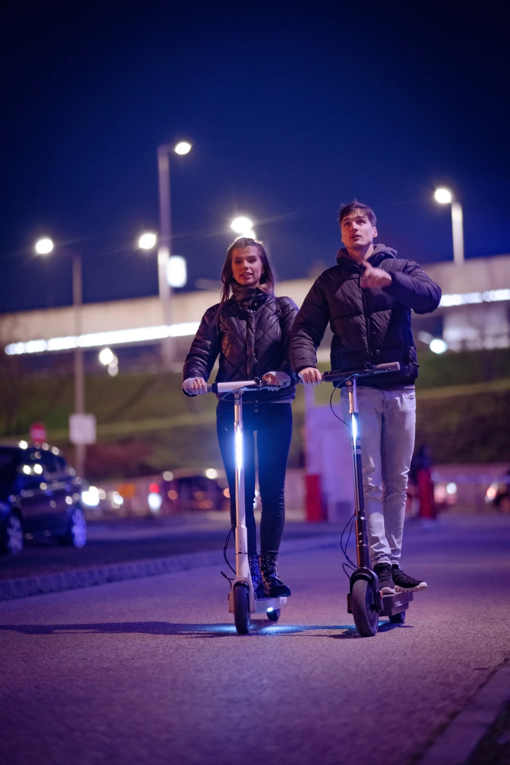 Esténként nagyokat rollereznek a városban (Fotó: Archív)