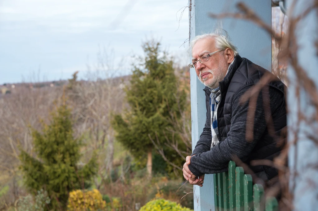Verebes István bazitai verandáján (Fotó: Birton Szabolcs/fotocentral.hu)