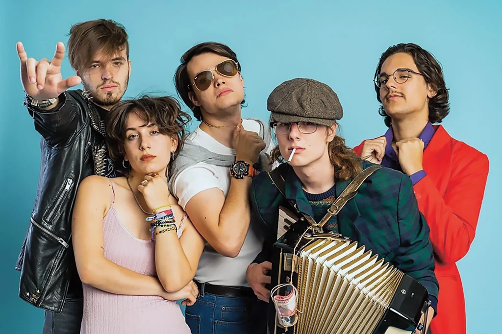 Misi (jobb szélen) a Damara együttesben zenél (Fotó: Archív)