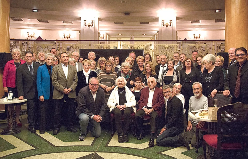 90. születésnapján Vitray Tamást kollégái, barátai, szerettei köszöntötték, a televízió és az egyetem megfeledkezett róla (Fotó: Archív)