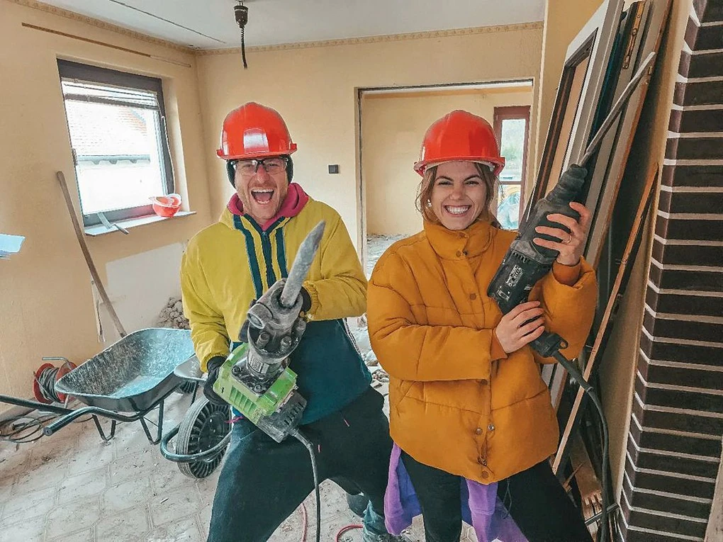 Csobot Adéllal sokat dolgoztak az új otthonukon (Fotó: Archív)