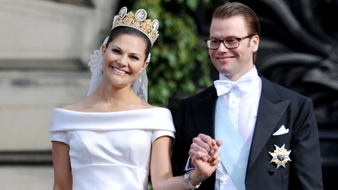 Viktória svéd királyi hercegnő és fitneszedző szerelme, Daniel Westling 2010-ben házasodtak össze 