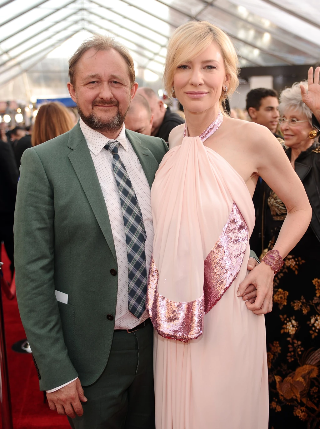 Cate férjével, a forgatókönyvíró Andrew Uptonnal (Fotó: Getty Images)