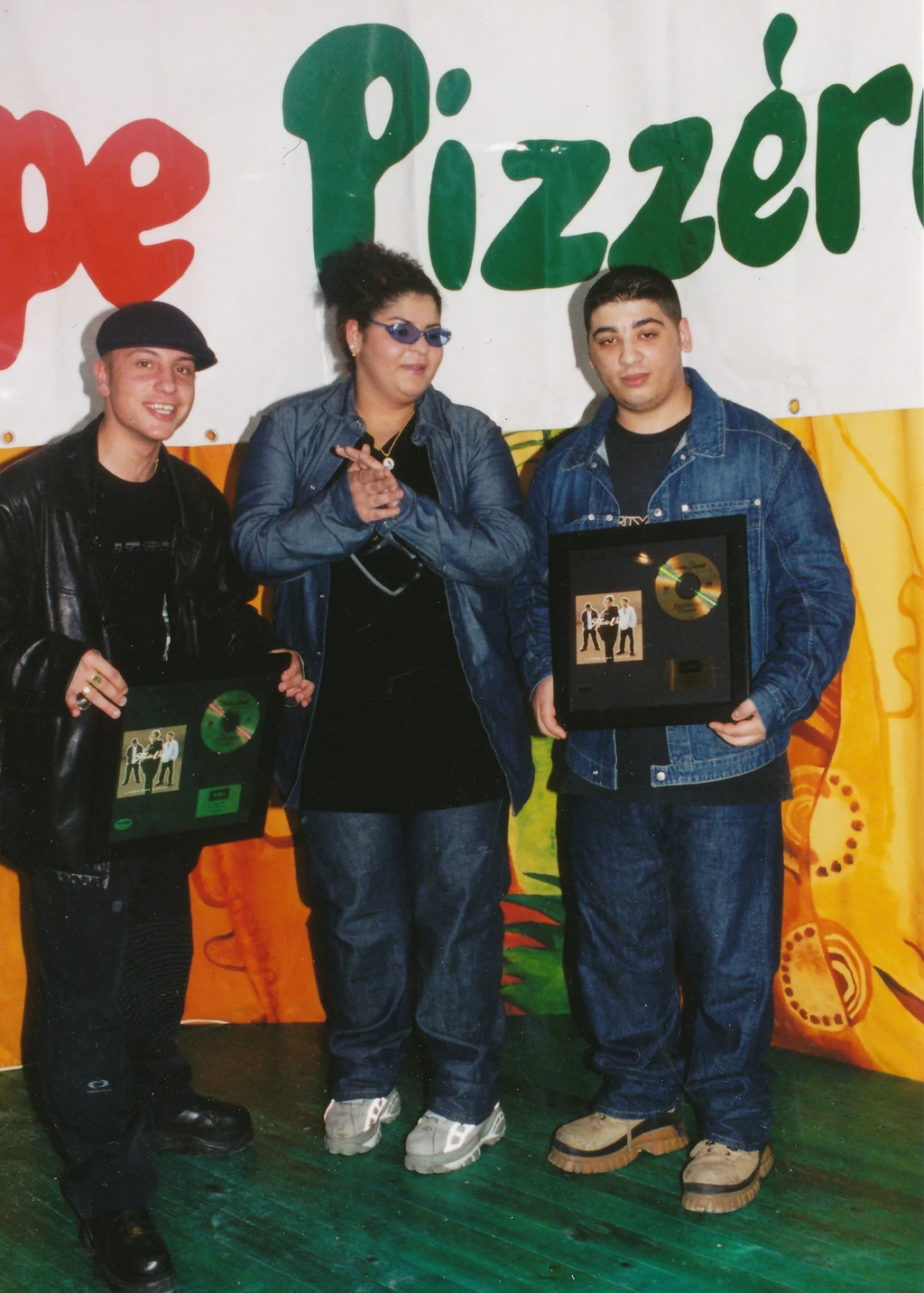 L.L. Junior, Mohamed Fatima és Beat. Utóbbi rossz néven vette, hogy nem ismeri fel az utca embere (Fotó: Story-Best Archívum/fotocentral.hu)