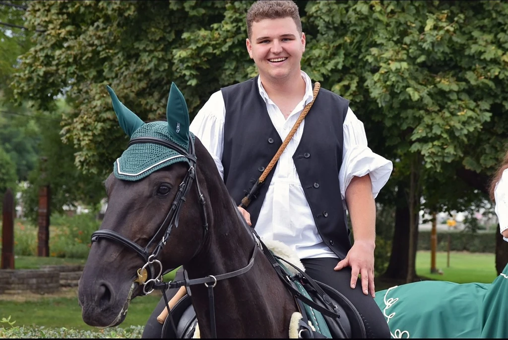 Szabó Bence a szabadidejében imád lovagolni (Fotó: Archív)