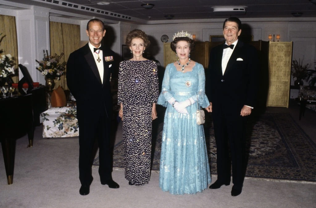 Ronald és Nancy Reagan is vendégeskedett a Britannián (Fotó: Getty Images)