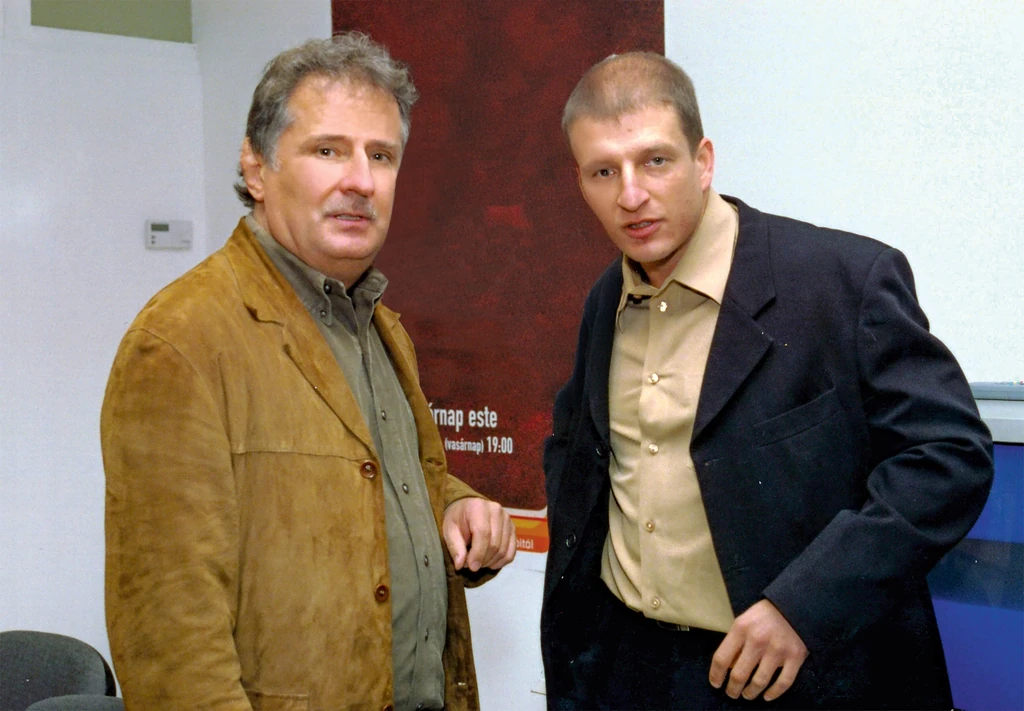 Kalamár Tamás, a sorozat producere és Kolosi Péter