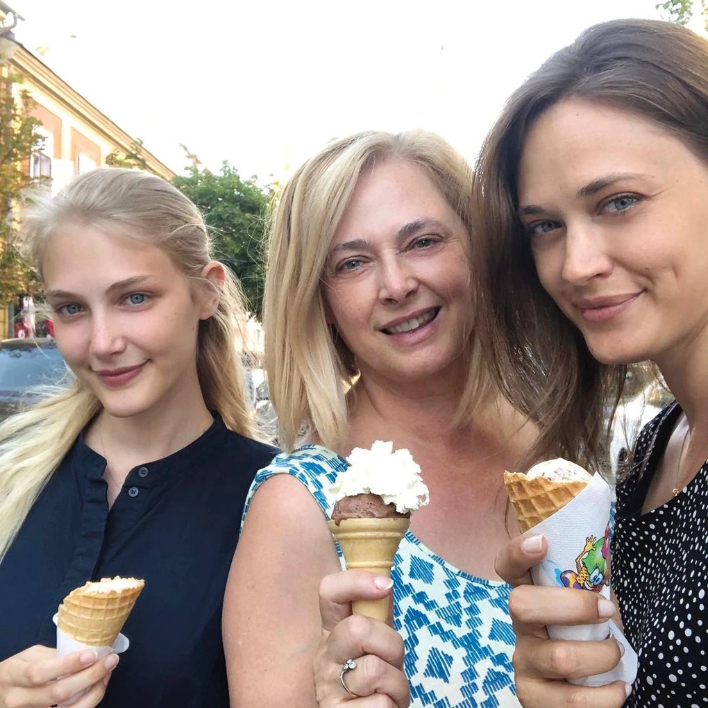 Bianka, a színésznő és Sára (Fotó: Archív)