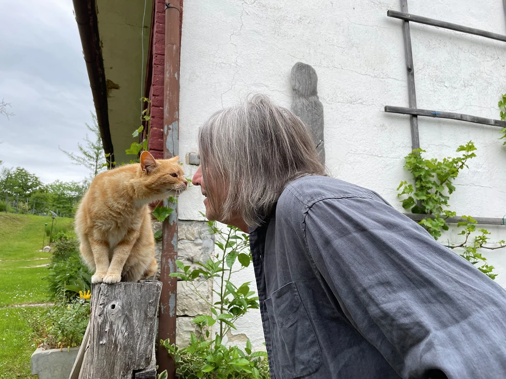 Tökéletesen érzi magát a festői környezetben (Fotó: Derksen Gyöngyi)