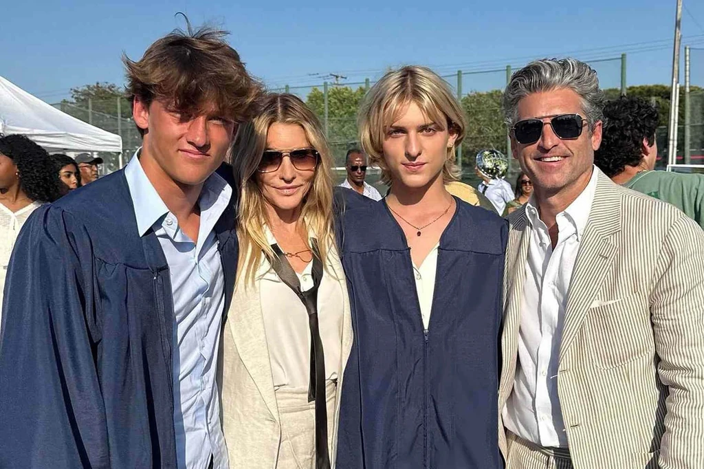 Patrick Dempsey tavaly az ikerfiaival – Sullivan a szülei között álló szőke srác 