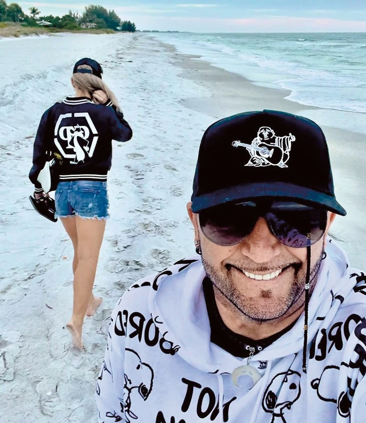 Barátnőjével Amerikában (Fotó: Archív)