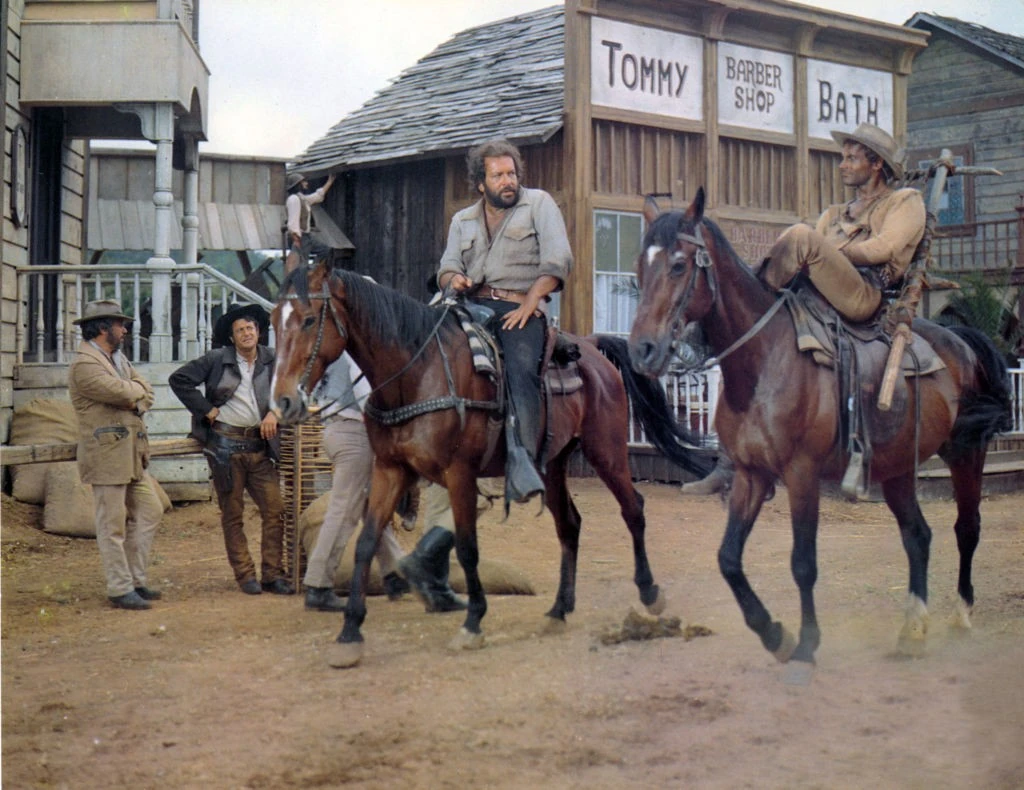 Bud Spencer és Terence Hill Az ördög jobb és bal keze című klasszikusban 