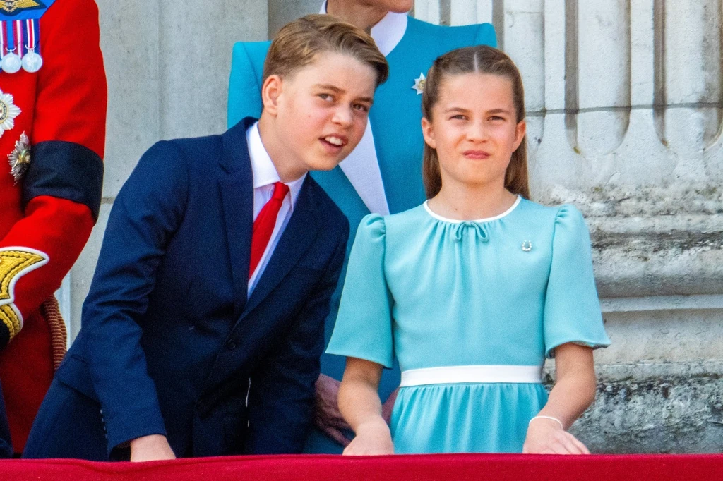György herceg és 11 éves húga, Sarolta hercegnő