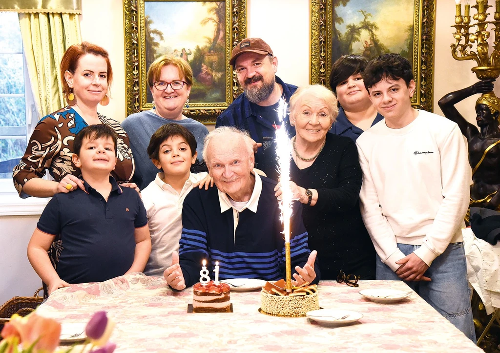 Két gyermekük és négy unokájuk társaságában ünnepelnek (Fotó: Olajos Piroska/fotocentral.hu)