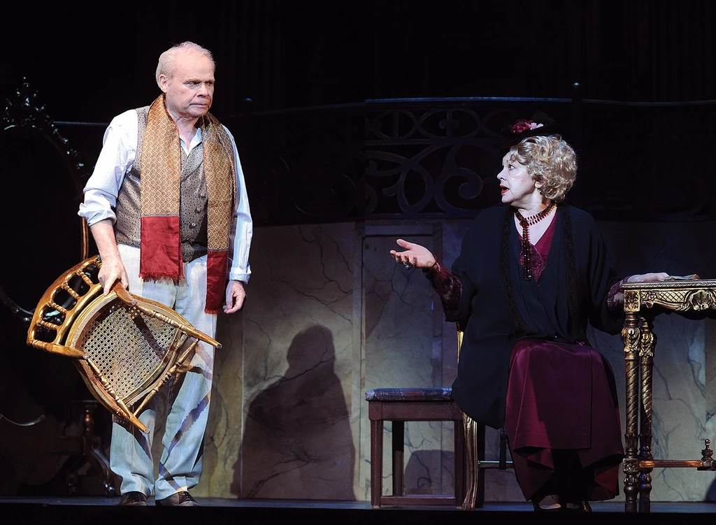 A Monokli című darabban Szegedi Erikával (Fotó: Vígszínház/Szkárossy Zsuzsa)