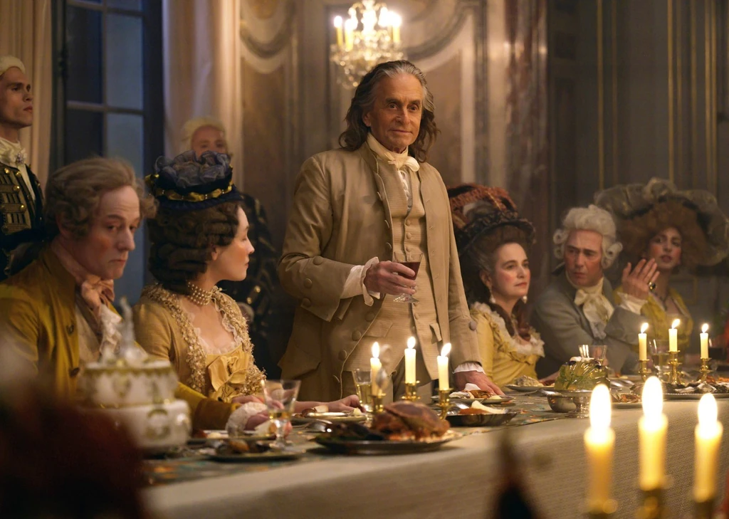 Michael Douglas a Franklin című minisorozatban Benjamin Franklint játssza (Fotó: Profimedia)