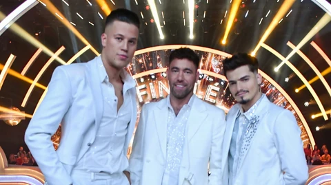 T. Danny, Krausz Gábor és Marics Peti a Dancing with the Stars döntőjében Fotó: TV2 