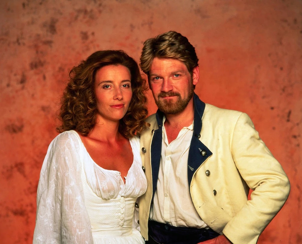 Emma és Kenneth a Sok hűhó semmiértben a filmvásznon is szerelmespárt játszottak (Fotó: Profimedia)