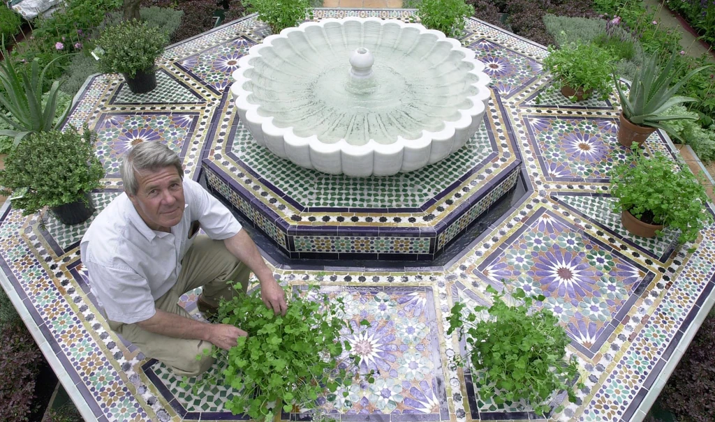 Mike Miller kerttervező álmodta meg a szökőkutat (Fotó: Getty Images)