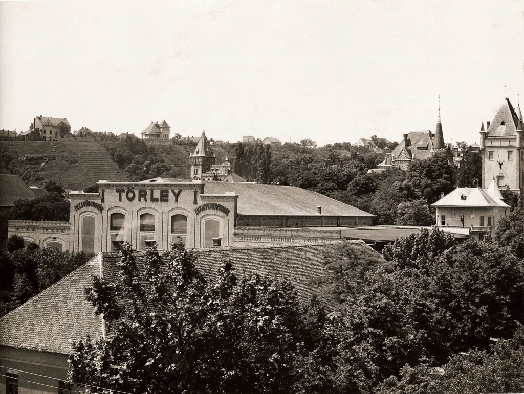 A Törley Pezsgőgyár ma is Budafok ékessége (Fotó: Fortepan/Új Nemzedék Napilap)
