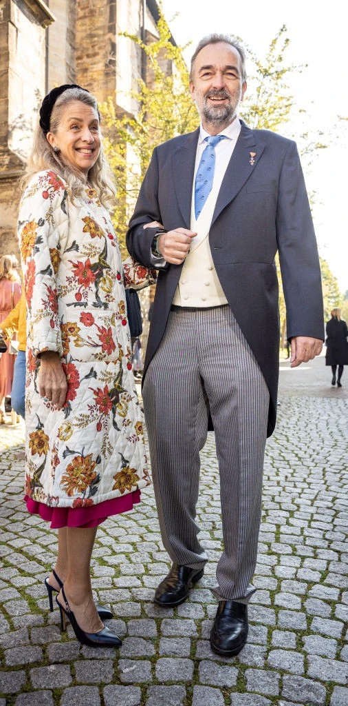 Habsburg Károly és új felesége egy német hercegi esküvőn (Fotó: Getty Images)