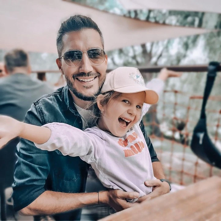 Panni már nagyon várta a kis tesót (Fotó: Archív)