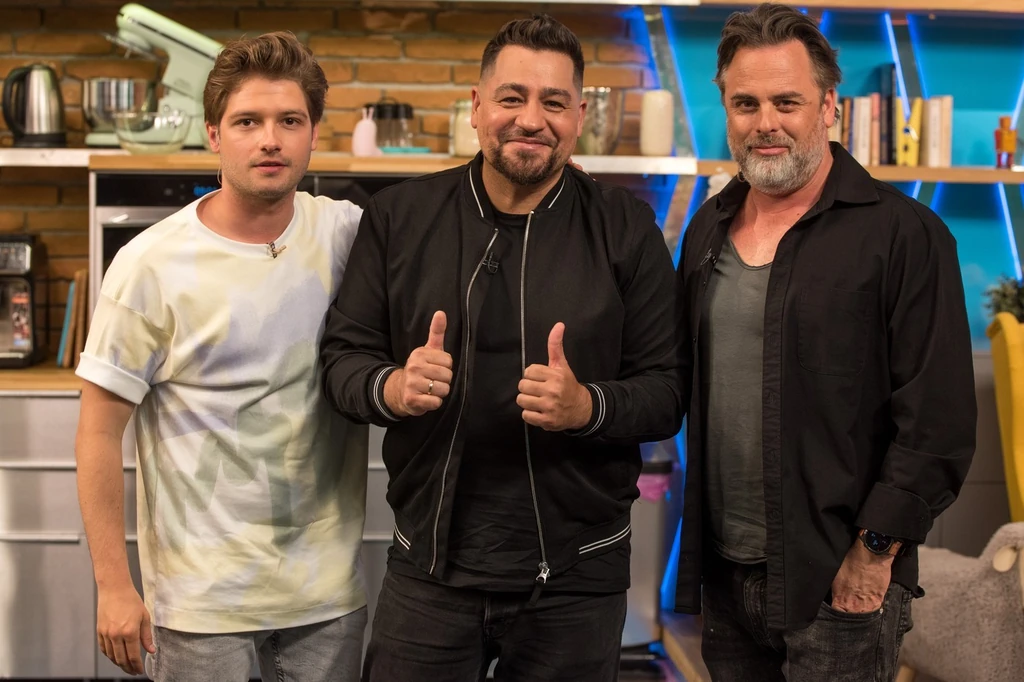 Papp Gergő 2022-ben az RTL Reggeliben. Az előző fotóhoz képest itt látványosan „kerekebb” (Fotó: Fülöp Dániel/fotocentral.hu)