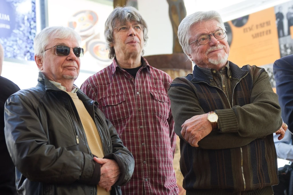 Kilenc éve még Szabolcs is ott tudott lenni Bródy Jánossal és az öccsével a Rockmúzeumban, ahol elhelyezték gitárjaikat (Fotó: Vörös Szilárd/fotocentral.hu)