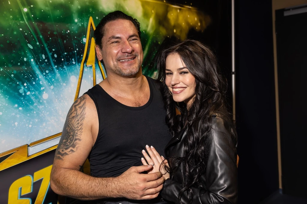 Árpa Attila és felesége, Alexandra (Fotó: Trenka Attila/fotocentral.hu)