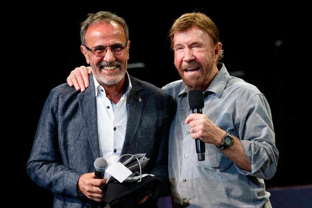 Élőben is találkozott az általa sokat szinkronizált sztárral (Fotó: Vörös Szilárd/fotocentral.hu)