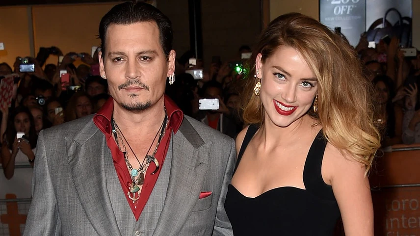 Johnny Depp és exfelesége, Amber Heard 2015-ben