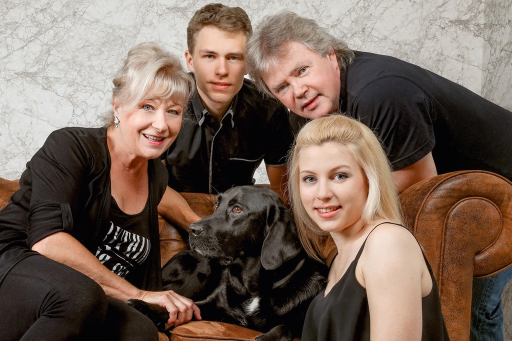 Lányuk, Fanni még egyetemre jár, uk, Krisztián már diplomás (Fotó: Archív)