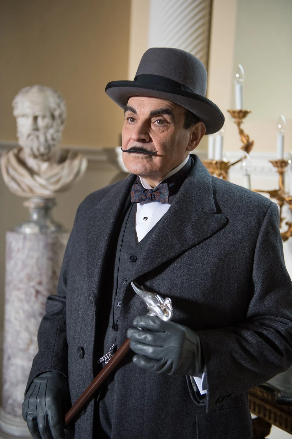 Poirot a végső búcsú előtt 2013-ban 