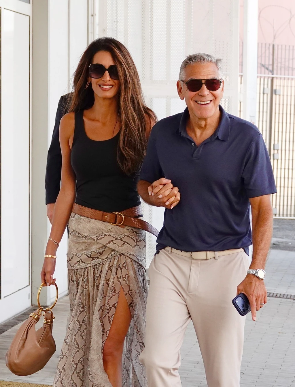 George Clooney a feleségével, Amallal érkezett a velencei fesztiválra