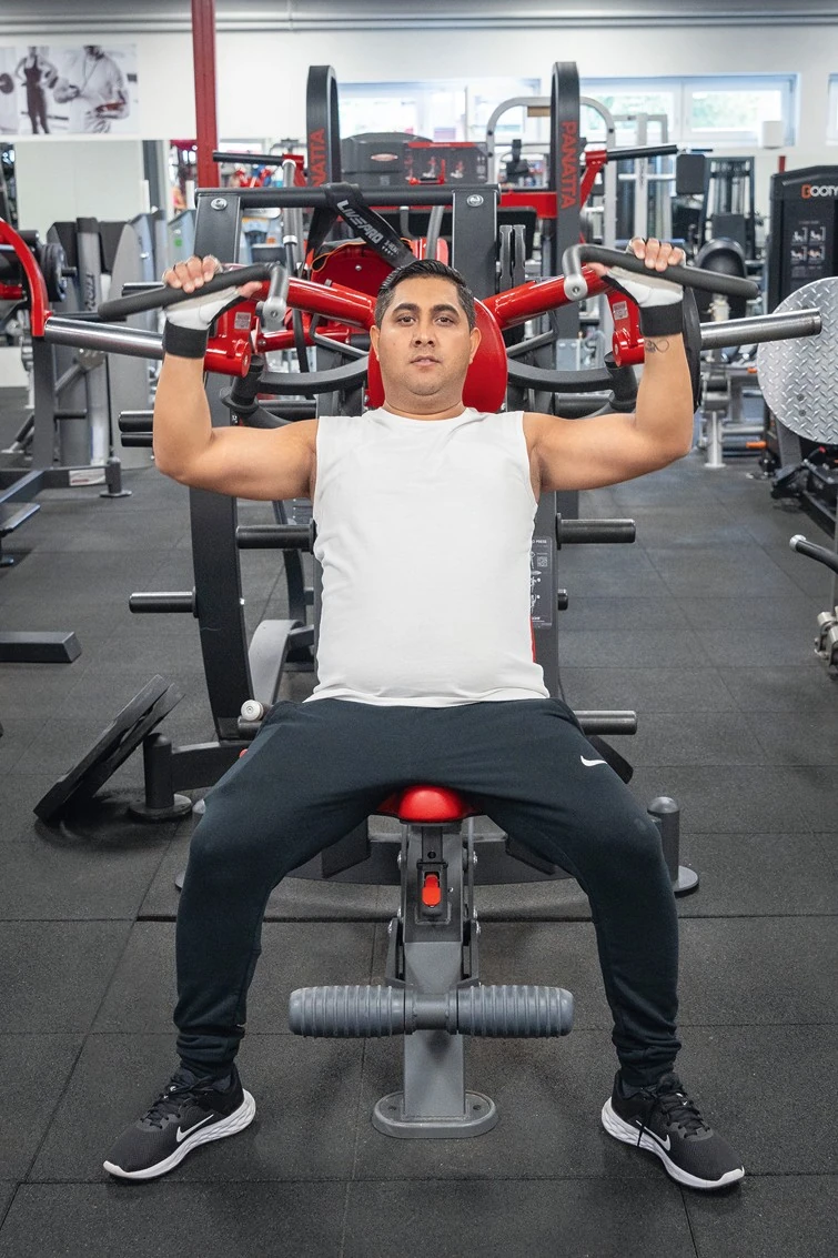 Hetente többször is edzőteremben sportol az egészségéért (Fotó: Birton Szabolcs/fotocentral.hu)