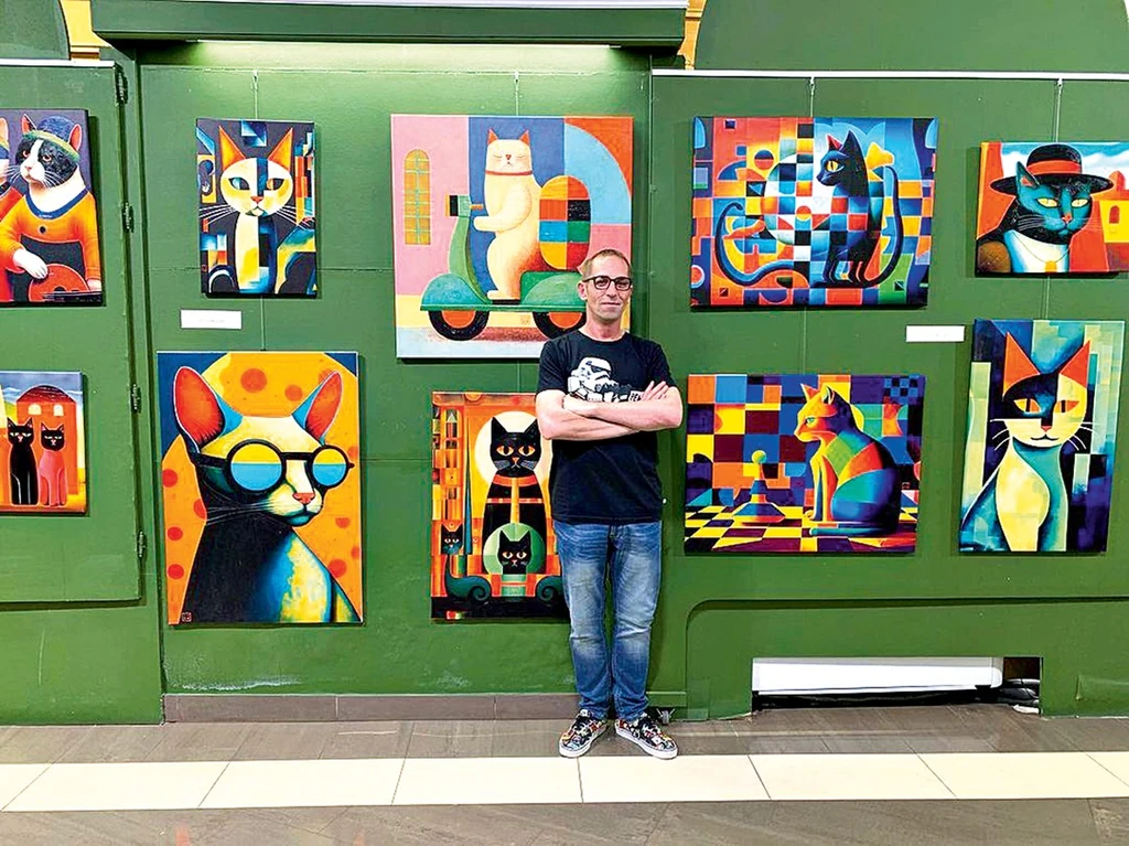 Az utóbbi időben Császár Előd macskás képei vel ér el sikereket (Fotó: Archív)