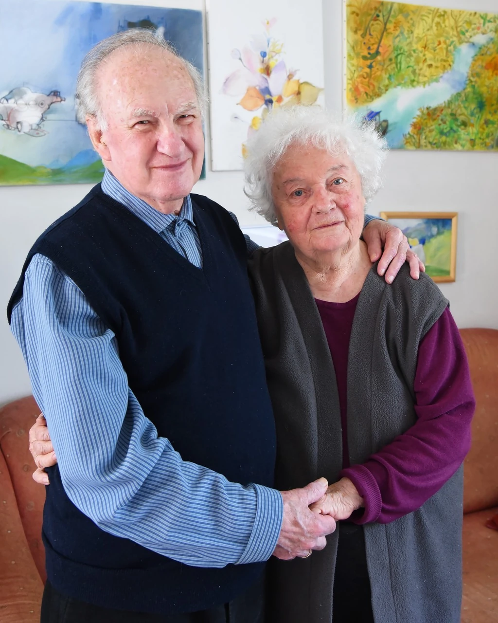 Sajdik Ferenc és felesége, Marika