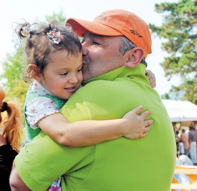 Gesztesi rajongva imádta a lányát (Fotó: Schumy Csaba/fotocentral.hu)