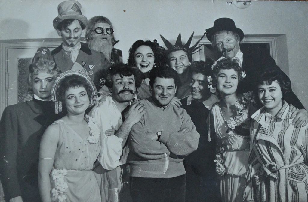 1959-ben akkori osztályával a Színművészetin (Fotó: Archív)