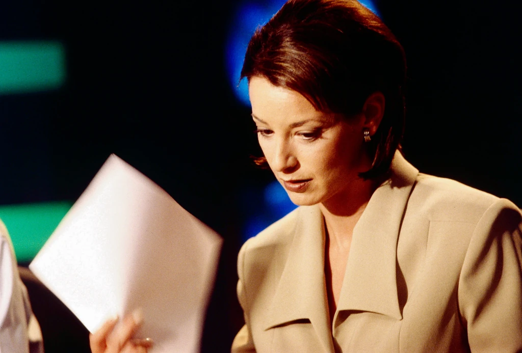 A híradós, ahogyan megismerte az ország. Fotó: Archív