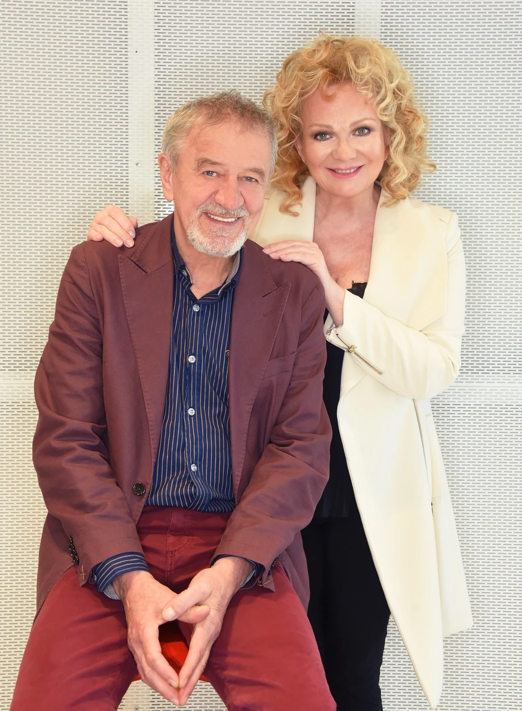 Mucsi Zoltán és Básti Juli közös bemutatójuk előtti fotózáson (Fotó: Olajos Piroska/fotocentral.hu)