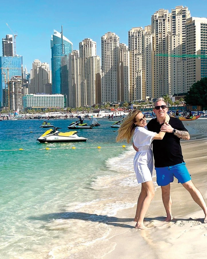 Évi és Ákos Dubajban volt nászúton (Fotó: Archív)