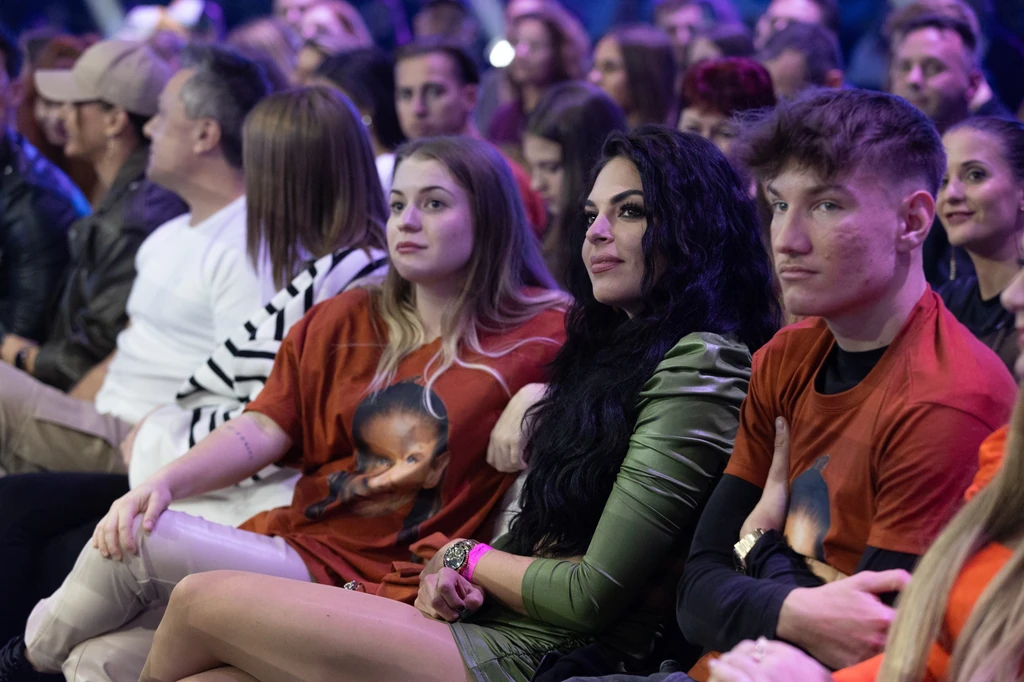 Máté a helyszínen izgult édesapjáért (Fotó: RTL/Sajtóklub)