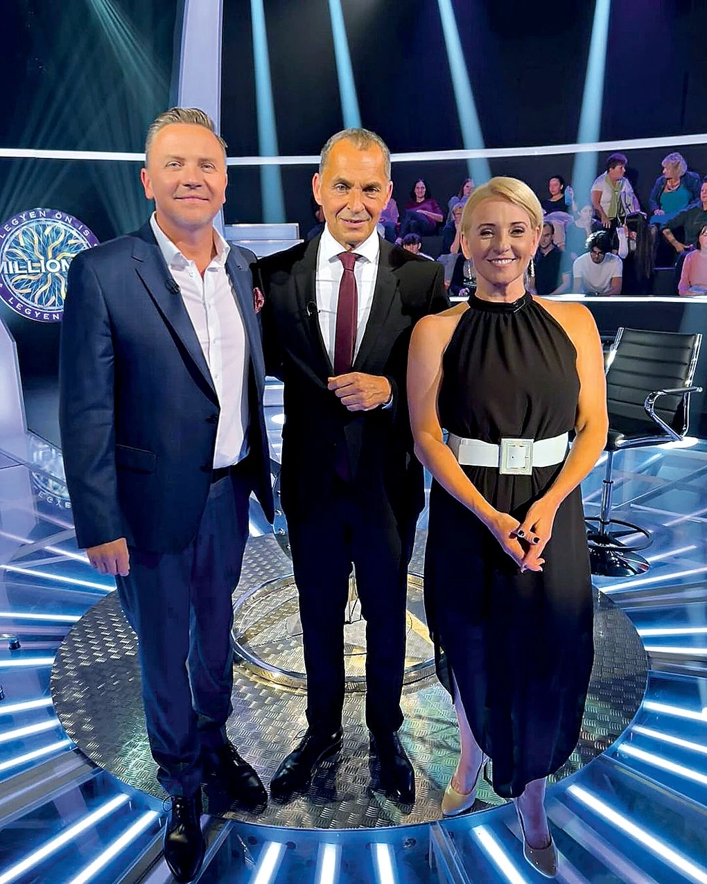 A Legyen Ön is milliomos! stúdiójában újra együtt forgattak (Fotó: Archív)