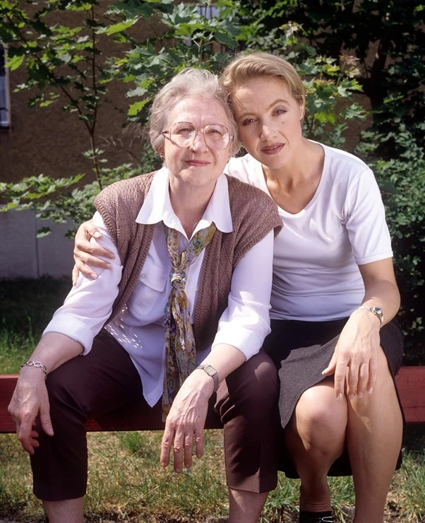 Édesanyjával (Fotó: Fábián Olga/fotocentral.hu)